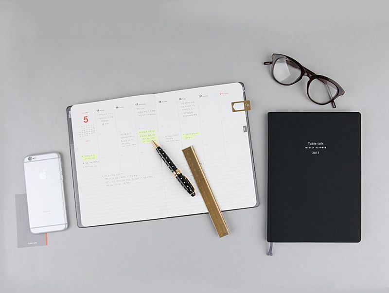 2017 Table Talk A5 Weekly Planner