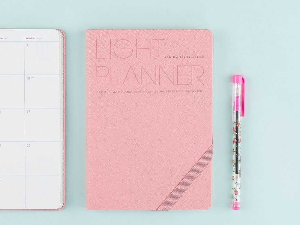2017 Leather Ardium Light Planner