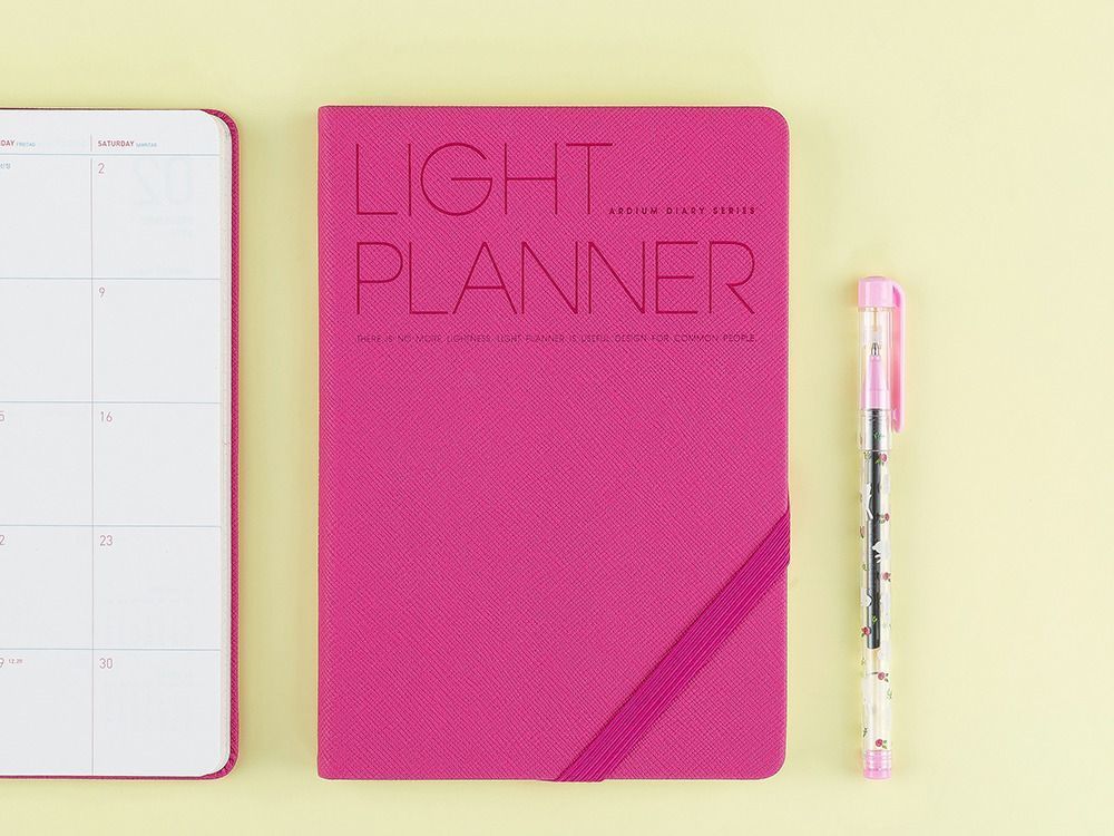 2017 Leather Ardium Light Planner