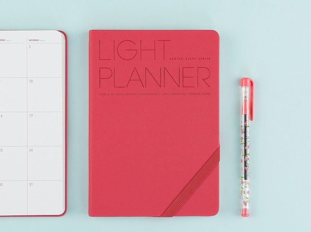 2017 Leather Ardium Light Planner