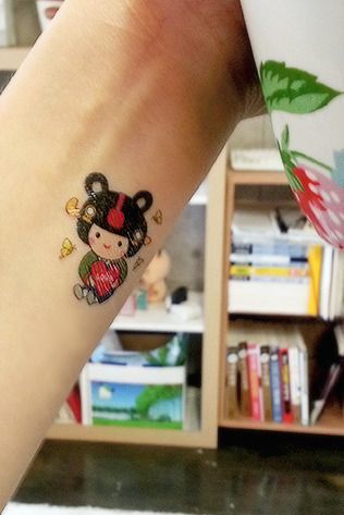 Korean Traditional Temporary Tattoo