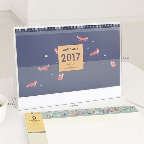 2017 Worldwide Desk Scheduler