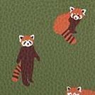 Dailylike Card Wallet, Lesser Panda