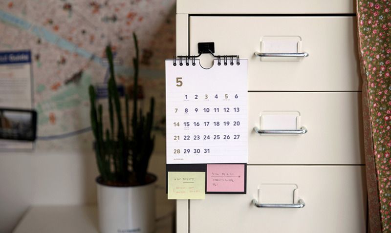 2017 Mini Basic Wall Calendar