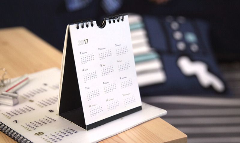 2017 Mini Basic Wall Calendar