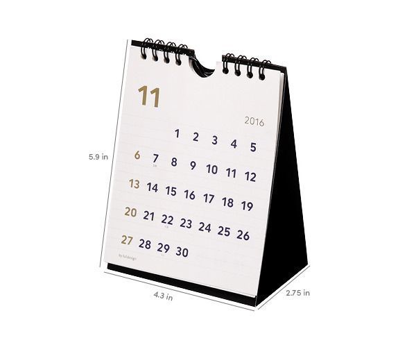 2017 Mini Basic Wall Calendar