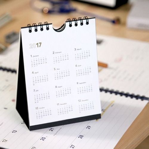 2017 Mini Basic Wall Calendar