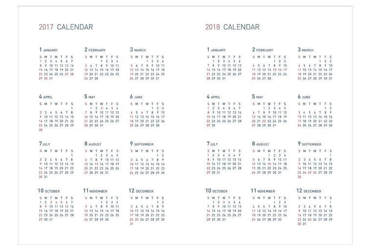 2017 Medium Weekly Appointment Planner