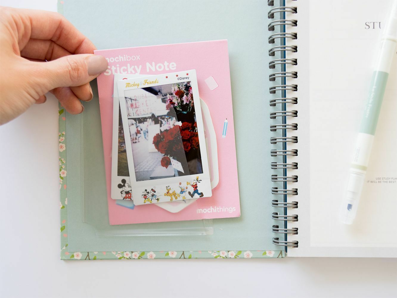 Pocket Type Sticker MochiThings: 2pcs Medium Round Pocket Sticker Set