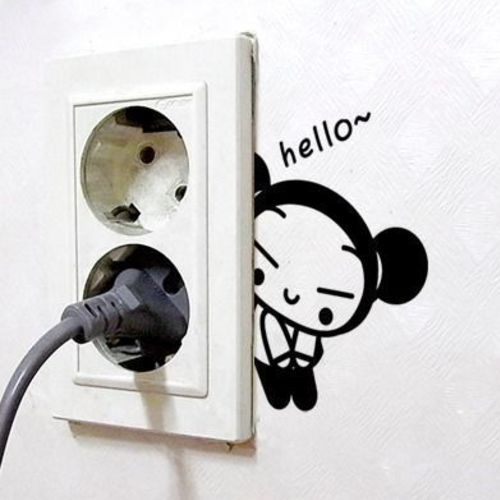 Hello Pucca Switch Stickers