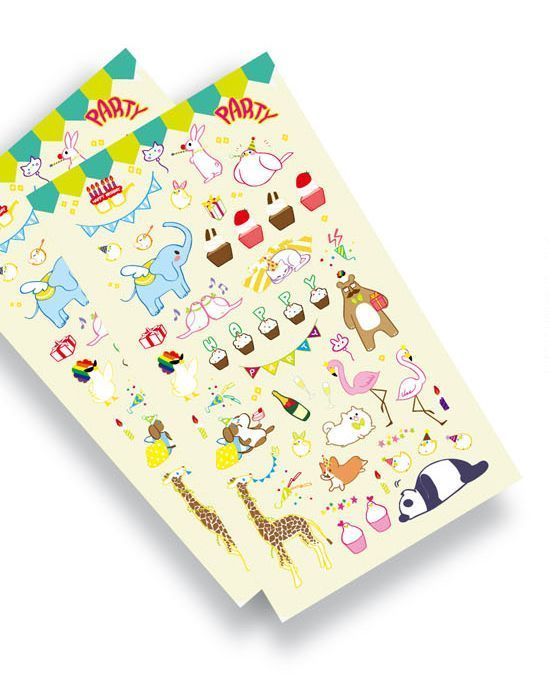 Happy Party Deco Sticker