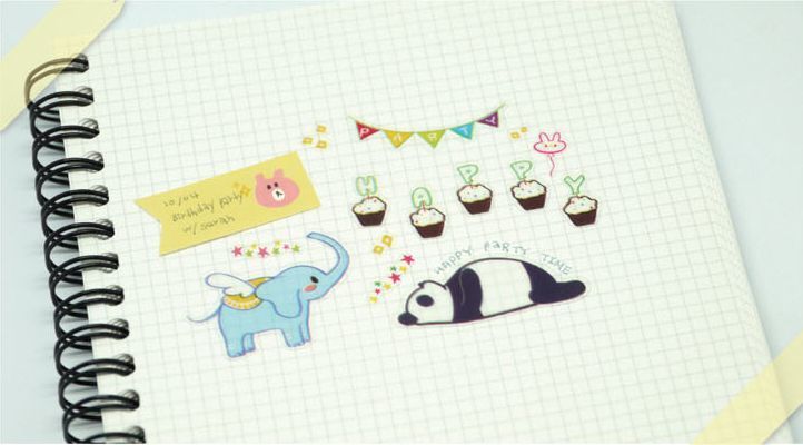 Happy Party Deco Sticker
