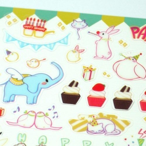 Happy Party Deco Sticker