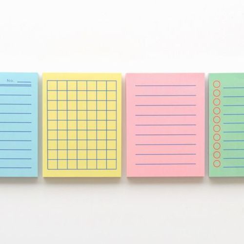 Colorful Mini Bold Notepad