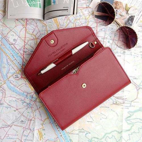 Travel Leather Clutch