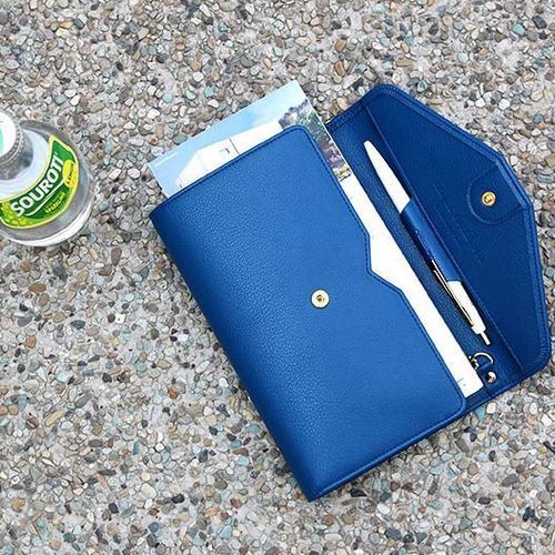 Travel Leather Clutch