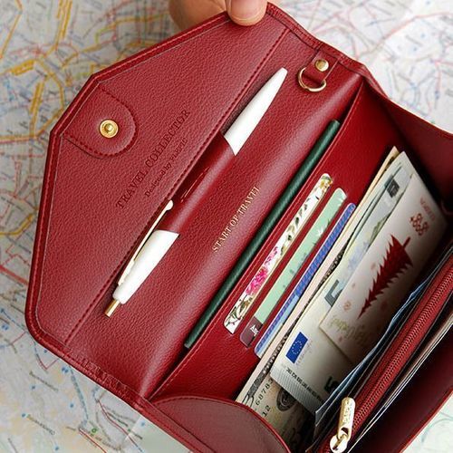 Travel Leather Clutch