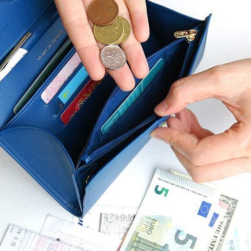 Travel Leather Clutch