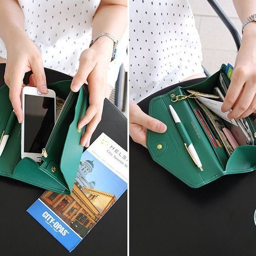 Travel Leather Clutch