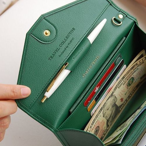 Travel Leather Clutch