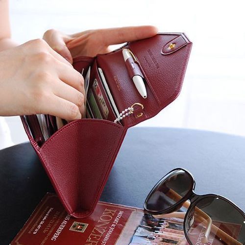 Travel Leather Clutch