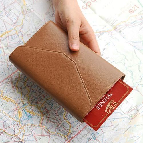 Travel Leather Clutch
