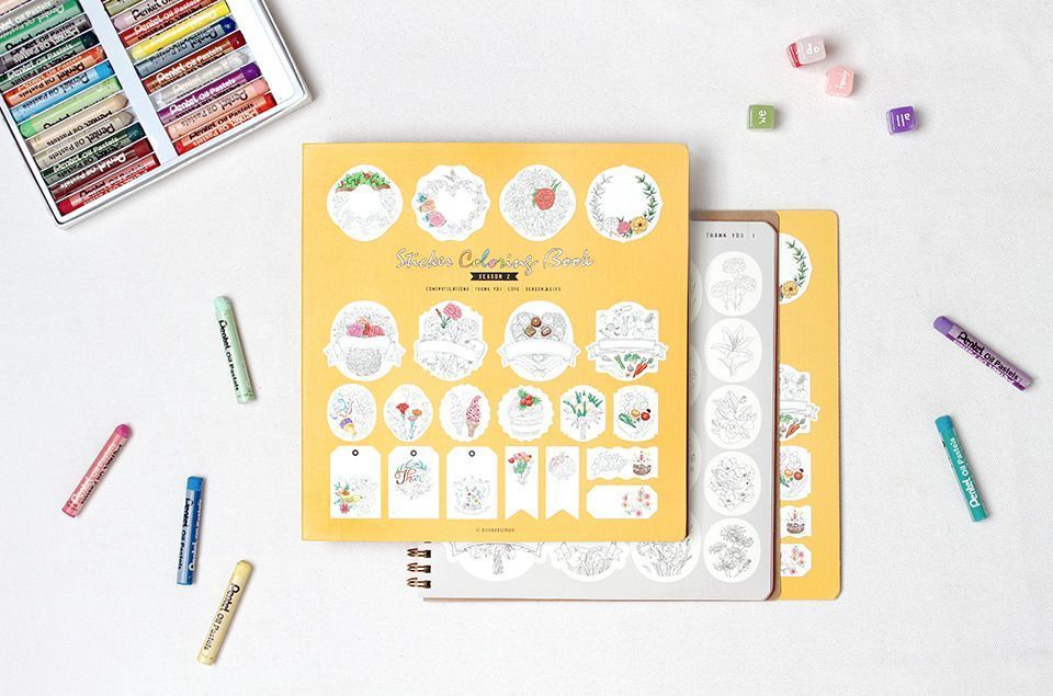 Sticker Coloring Book v2