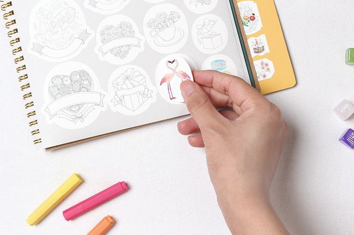 Sticker Coloring Book v2