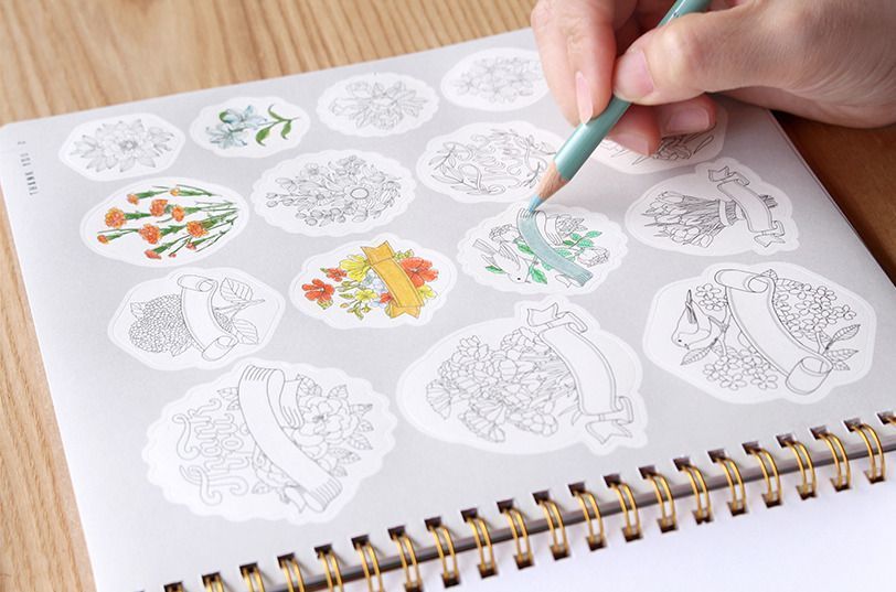 Sticker Coloring Book v2