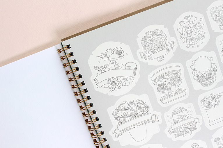Sticker Coloring Book v2