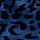 Leopard Pen Pouch, Blue