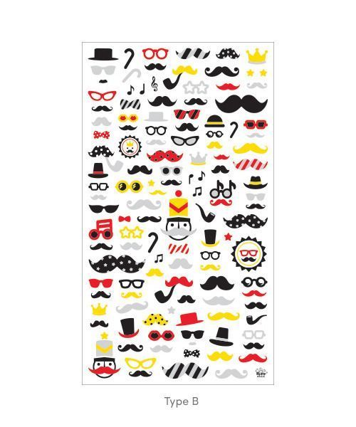 Mr. Mustache Deco Sticker