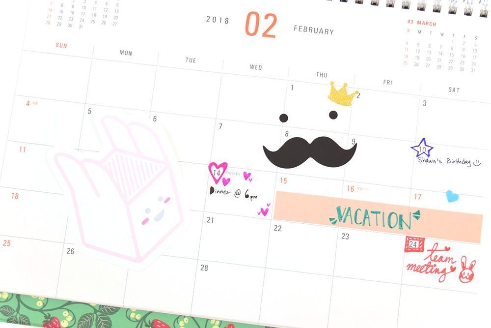 Mr. Mustache Deco Sticker