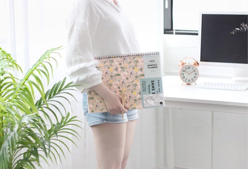 2018 Comely Desk Planner