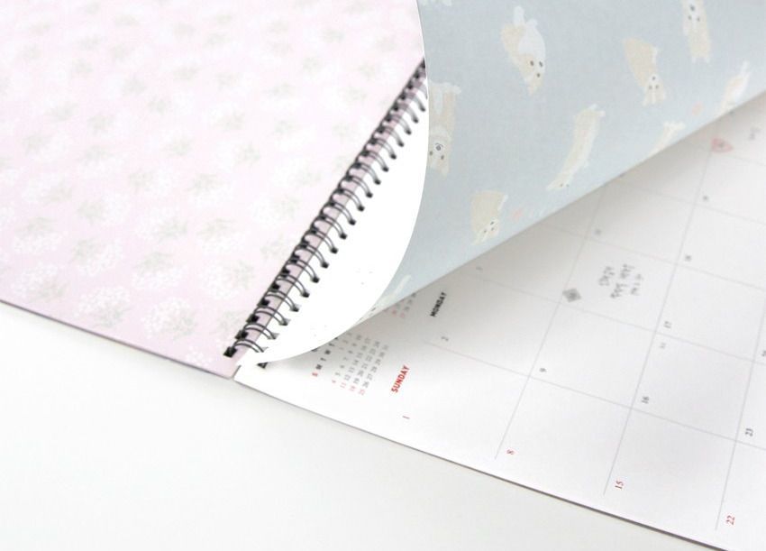 2018 Comely Desk Planner