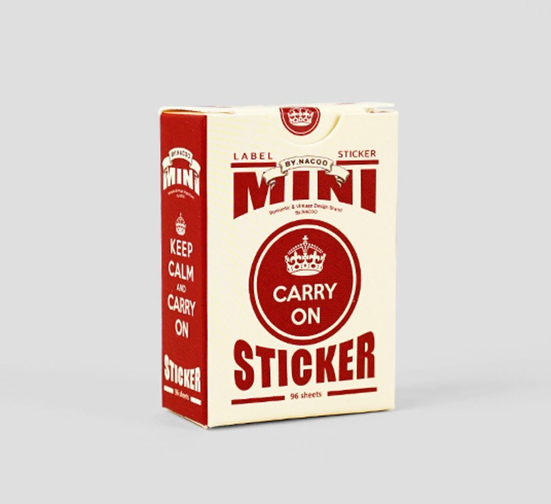 MochiThings: Keep Calm Label Sticker Box