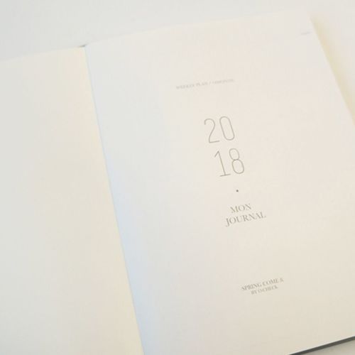 2018 Classic Weekly Planner
