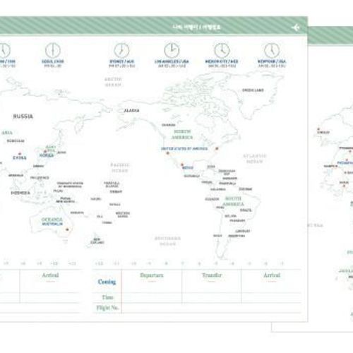 Bonheur Constant Travel Planner Refill Package