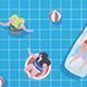 100 Style Diary Planner, 060. Swimming Pool