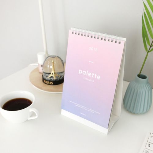 2018 Palette Desk Calendar - Image 1