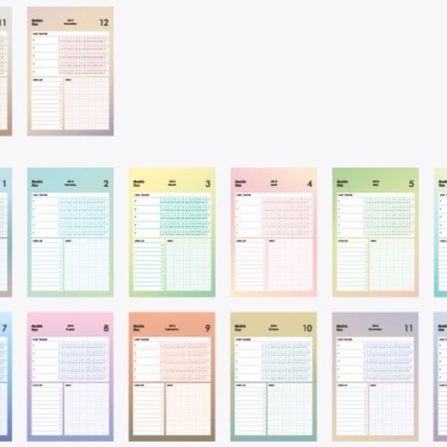 2018 Palette Desk Calendar - Image 10