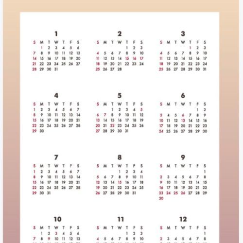 2018 Palette Desk Calendar - Image 8