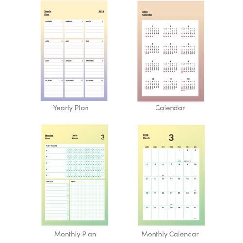 2018 Palette Desk Calendar - Image 5