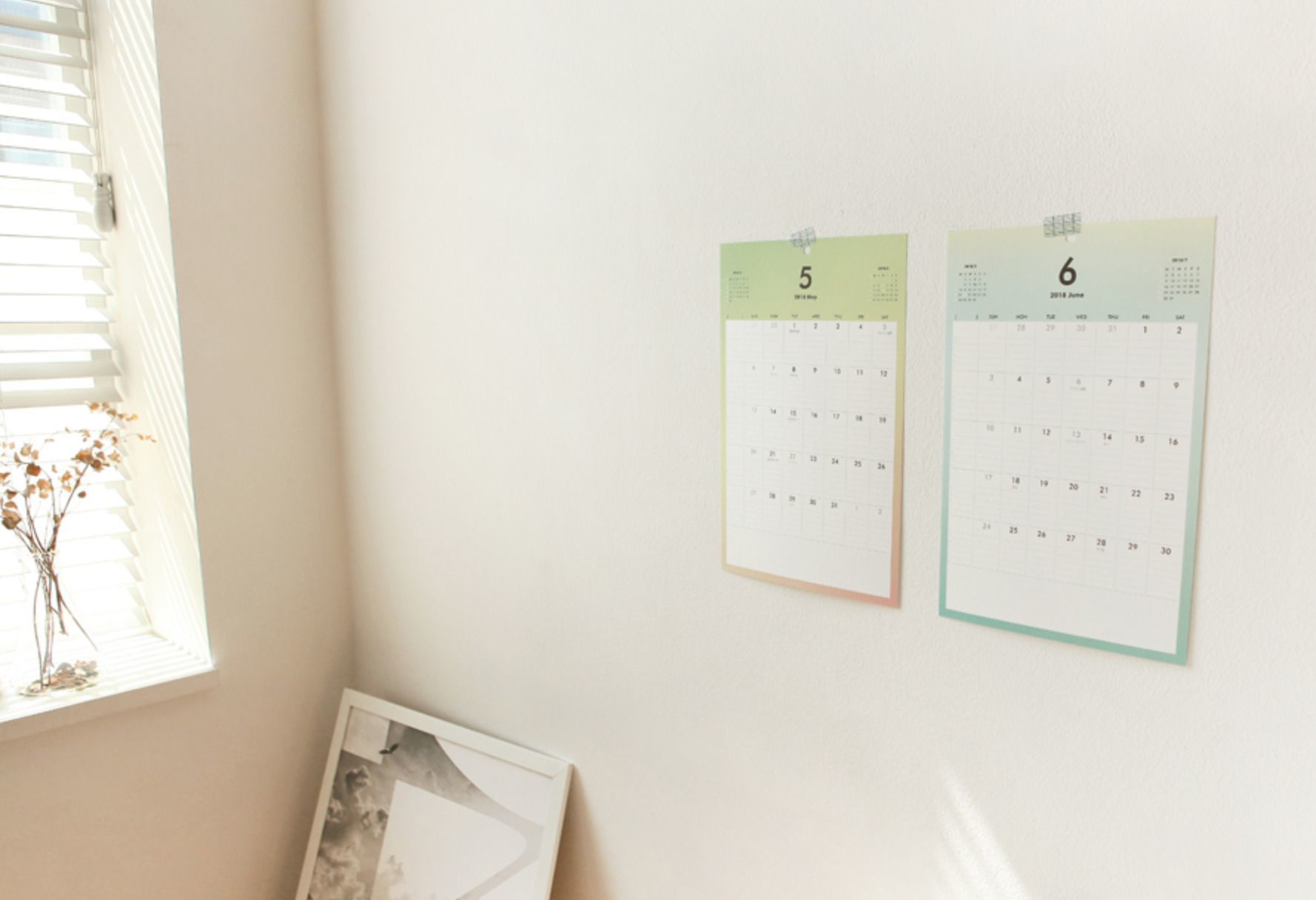 2018 Palette Wall Calendar