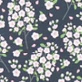 Pattern Ardium Study Planner M, Navy Cherry Blossom