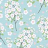 Pattern Ardium Study Planner M, Mint Cherry Blossom