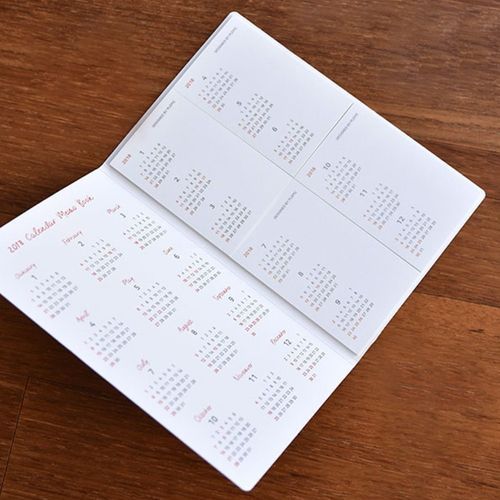 2018 Calendar Sticky Notebook