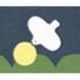 Piyo Masking Tape, Moon Bird