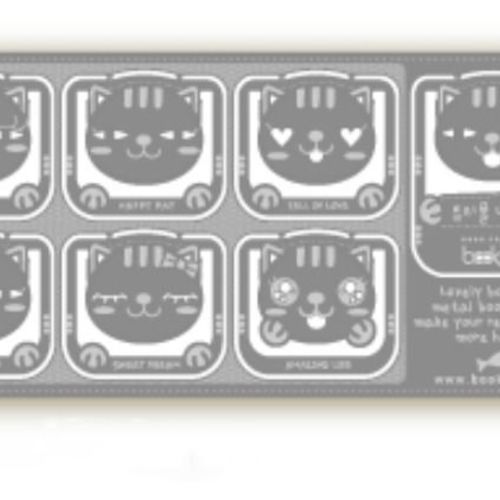 7pcs Beautiful Cat Metal Bookmark Set - Image 3