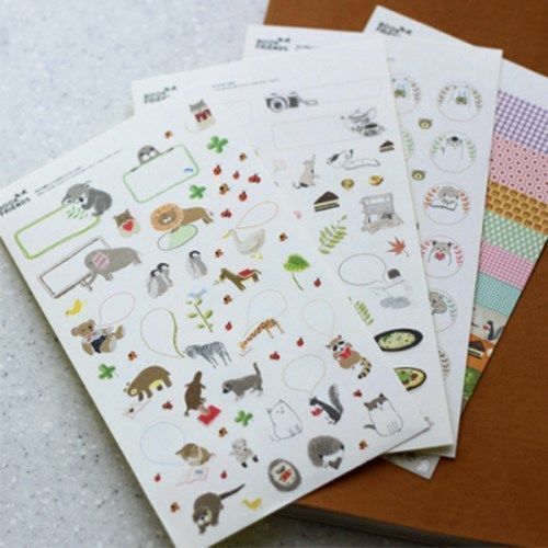 Book Friends Deco Sticker Set - Image 1